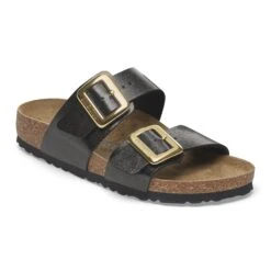 Birkenstock Sydney Luxe Buckle Birko-Flor Graceful Licorice