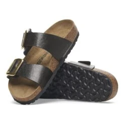 Birkenstock Sydney Luxe Buckle Birko-Flor Graceful Licorice 11 Birkenstock Sydney Luxe Buckle Birko-Flor Graceful Licorice -Birkenstock Sale Store 1029379 sole