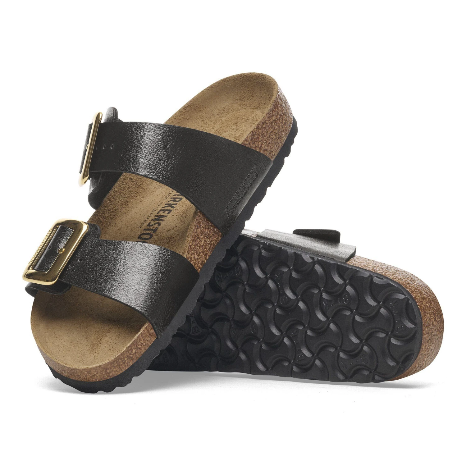 Birkenstock Sydney Luxe Buckle Birko-Flor Graceful Licorice 4 Birkenstock Sydney Luxe Buckle Birko-Flor Graceful Licorice - Image 4
