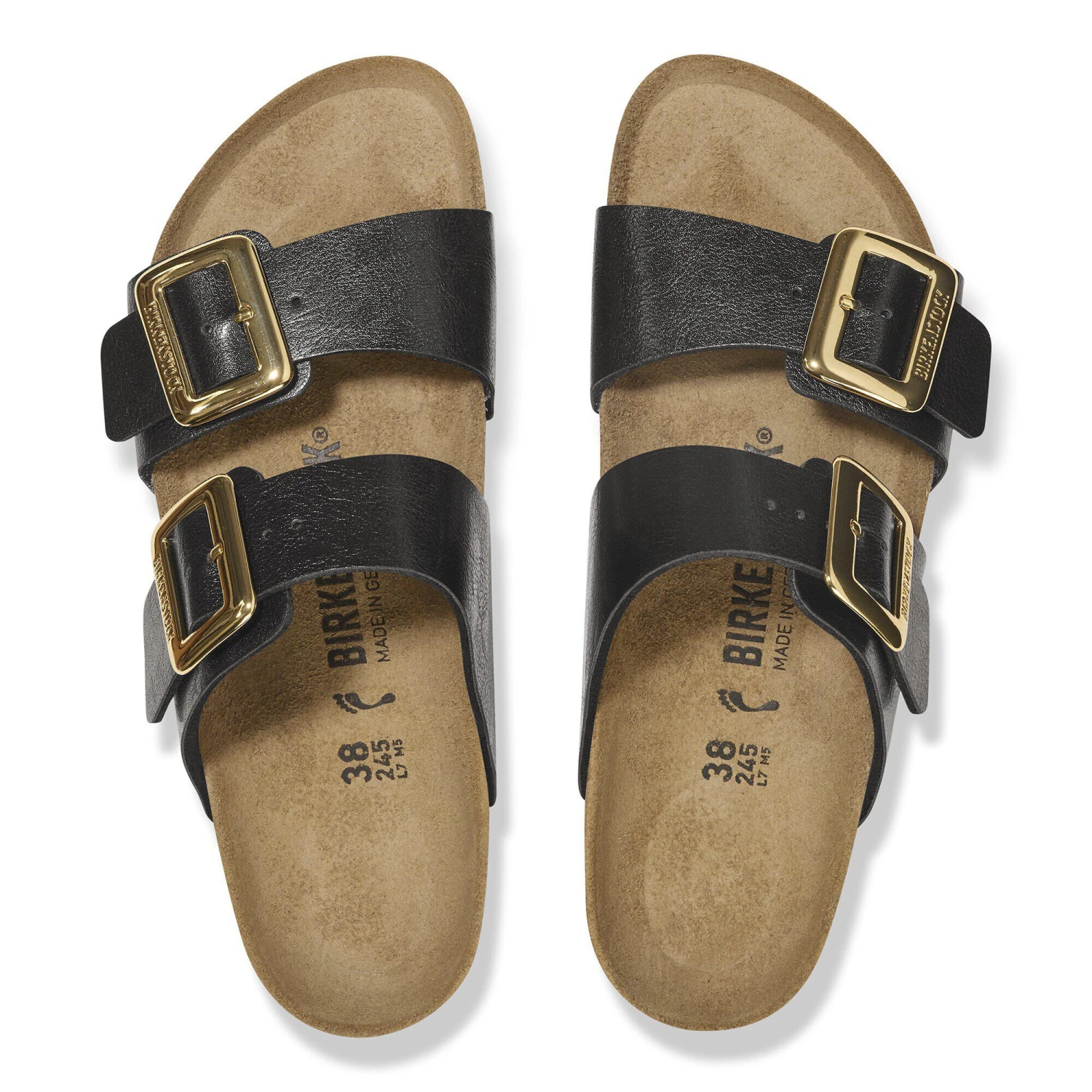 Birkenstock Sydney Luxe Buckle Birko-Flor Graceful Licorice 2 Birkenstock Sydney Luxe Buckle Birko-Flor Graceful Licorice - Image 2