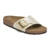 Birkenstock Catalina Luxe Buckle Birko-Flor Graceful Pearl White