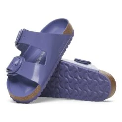 Birkenstock Arizona Big Buckle Natural Leather Patent High-Shine Purple Dusk Tonal -Birkenstock Sale Store 1029383 sole