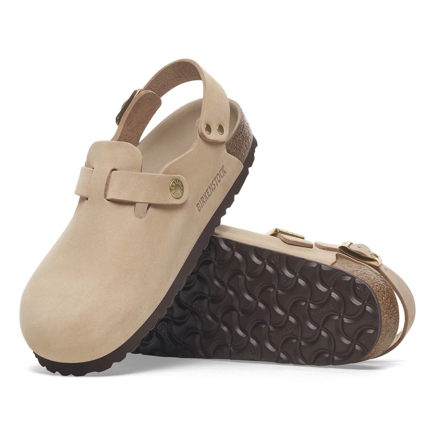 Birkenstock Tokio Nubuck Leather Sandcastle 4 Birkenstock Tokio Nubuck Leather Sandcastle - Image 4