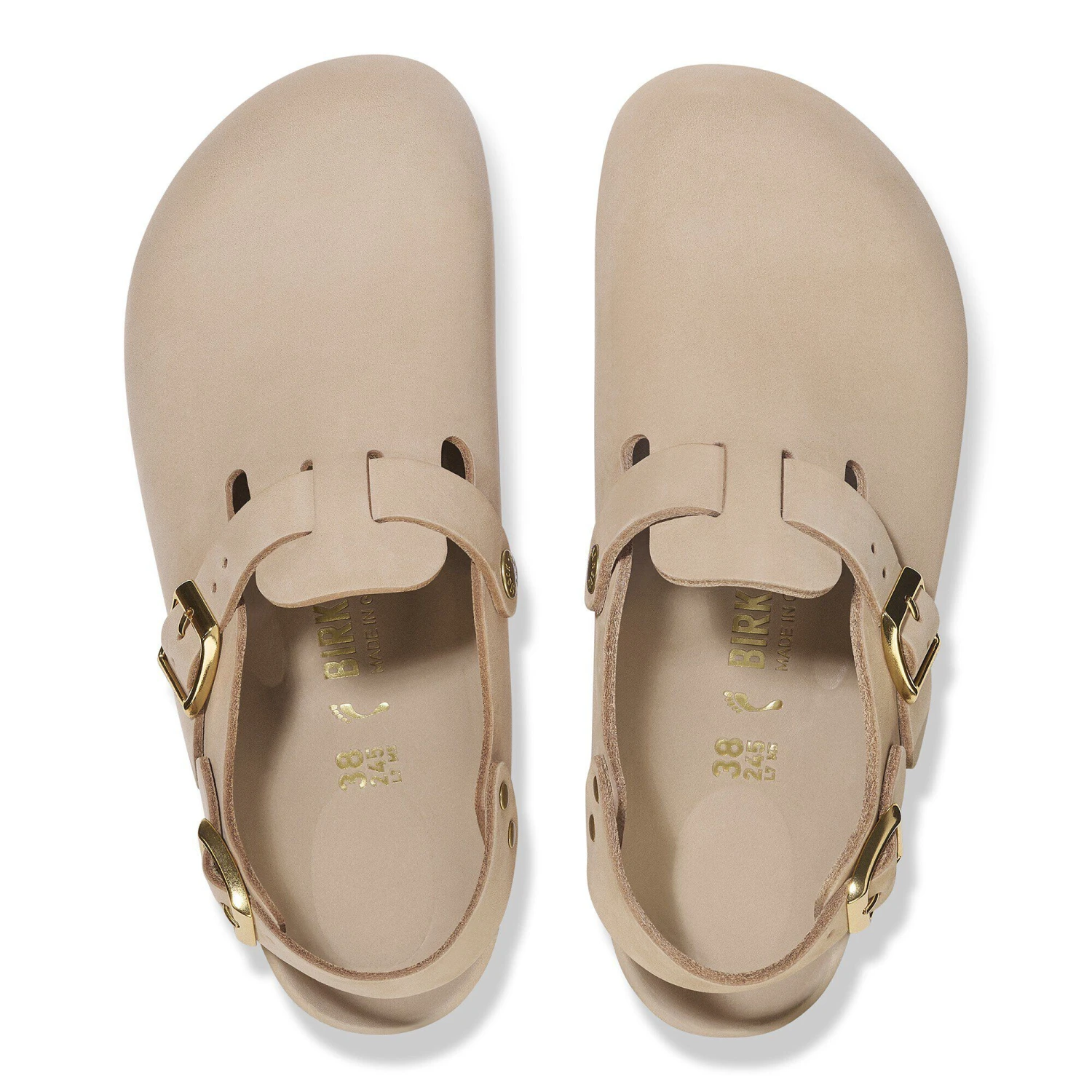 Birkenstock Tokio Nubuck Leather Sandcastle 2 Birkenstock Tokio Nubuck Leather Sandcastle - Image 2