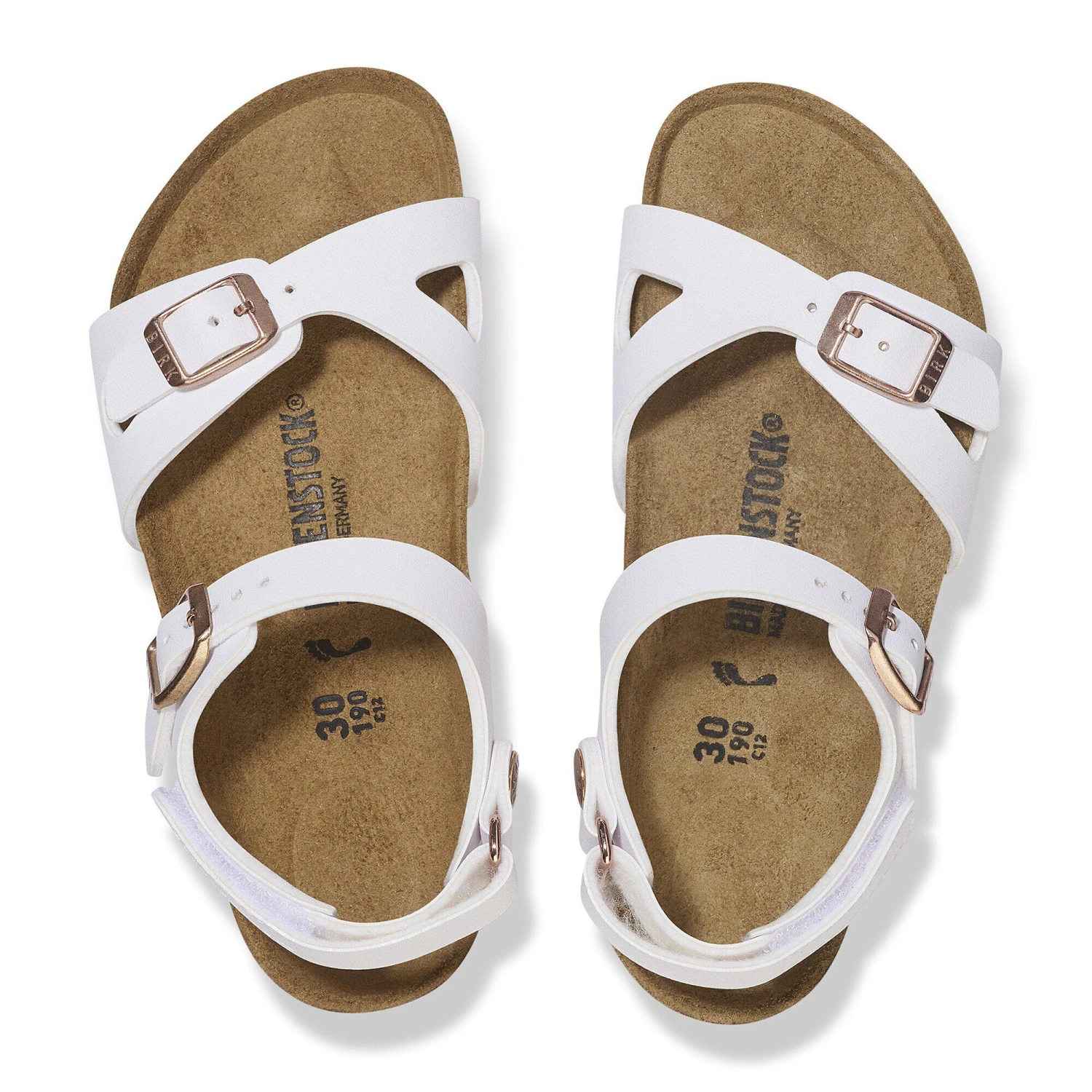 Birkenstock Rio AS Kids Birko-Flor White 2 Birkenstock Rio AS Kids Birko-Flor White - Image 2