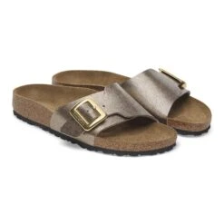 Birkenstock Catalina Luxe Buckle Birko-Flor Graceful Taupe 15 Birkenstock Catalina Luxe Buckle Birko-Flor Graceful Taupe -Birkenstock Sale Store 1029414 pair