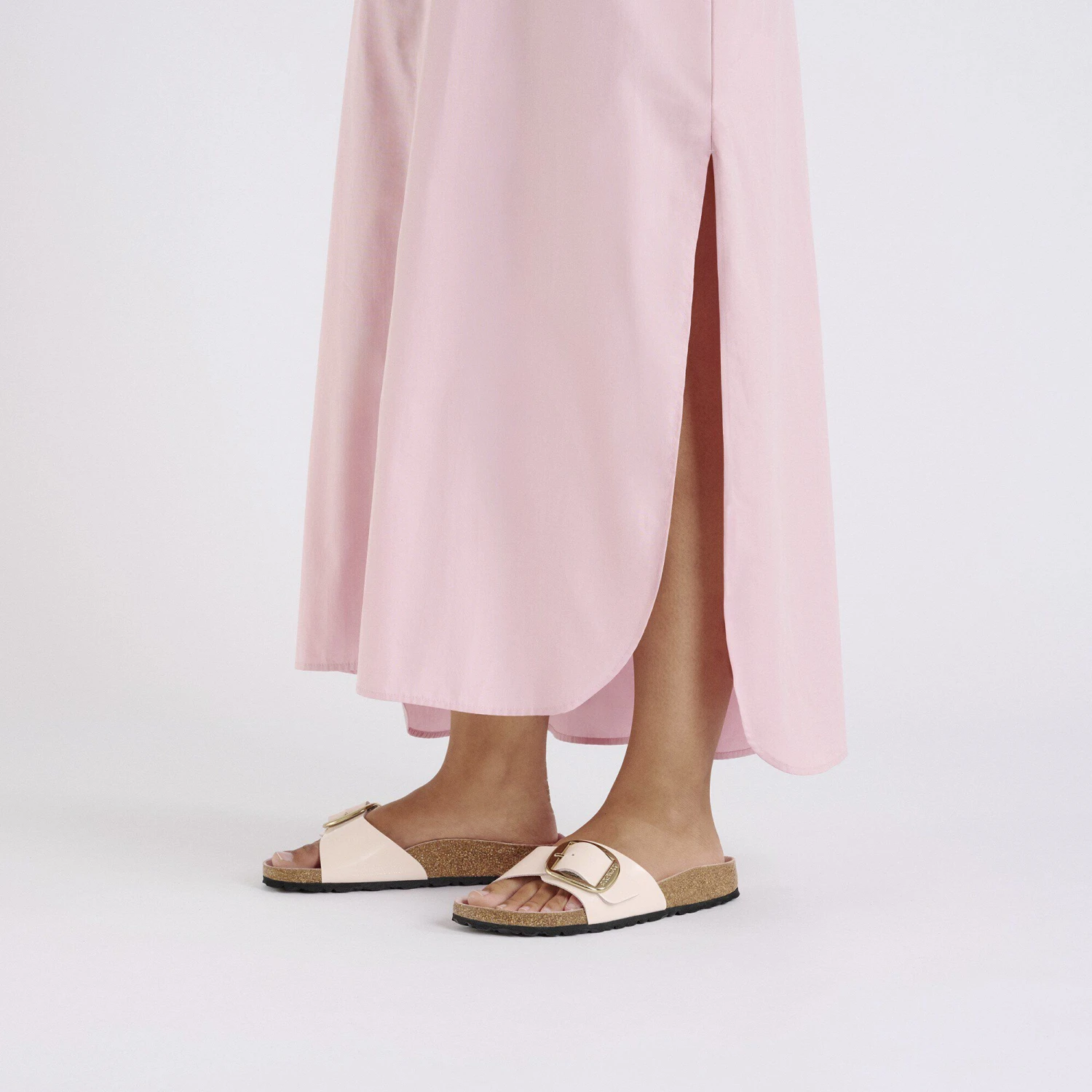 Birkenstock Madrid Big Buckle Natural Leather Patent High-Shine Light Rose 8 Birkenstock Madrid Big Buckle Natural Leather Patent High-Shine Light Rose - Image 8