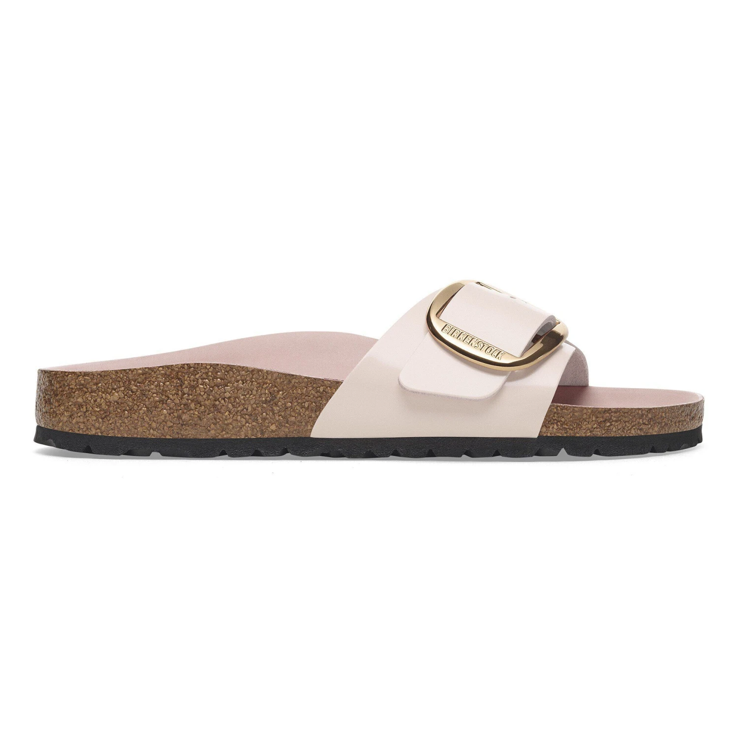 Birkenstock Madrid Big Buckle Natural Leather Patent High-Shine Light Rose 3 Birkenstock Madrid Big Buckle Natural Leather Patent High-Shine Light Rose - Image 3