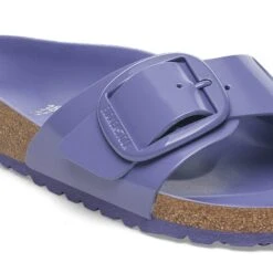 Birkenstock Madrid Big Buckle Natural Leather Patent High Shine Purple Dusk -Birkenstock Sale Store 1029422 detail 1