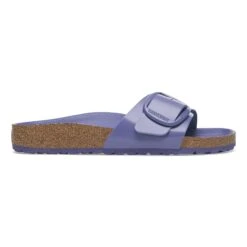 Birkenstock Madrid Big Buckle Natural Leather Patent High Shine Purple Dusk -Birkenstock Sale Store 1029422 side