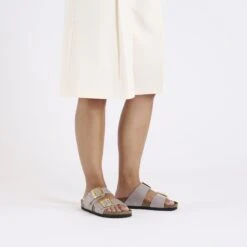 Birkenstock Sydney Luxe Buckle Birko-Flor Patent Patent Faded Purple -Birkenstock Sale Store 1029431 f look f