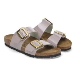Birkenstock Sydney Luxe Buckle Birko-Flor Patent Patent Faded Purple -Birkenstock Sale Store 1029431 pair