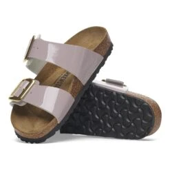 Birkenstock Sydney Luxe Buckle Birko-Flor Patent Patent Faded Purple -Birkenstock Sale Store 1029431 sole
