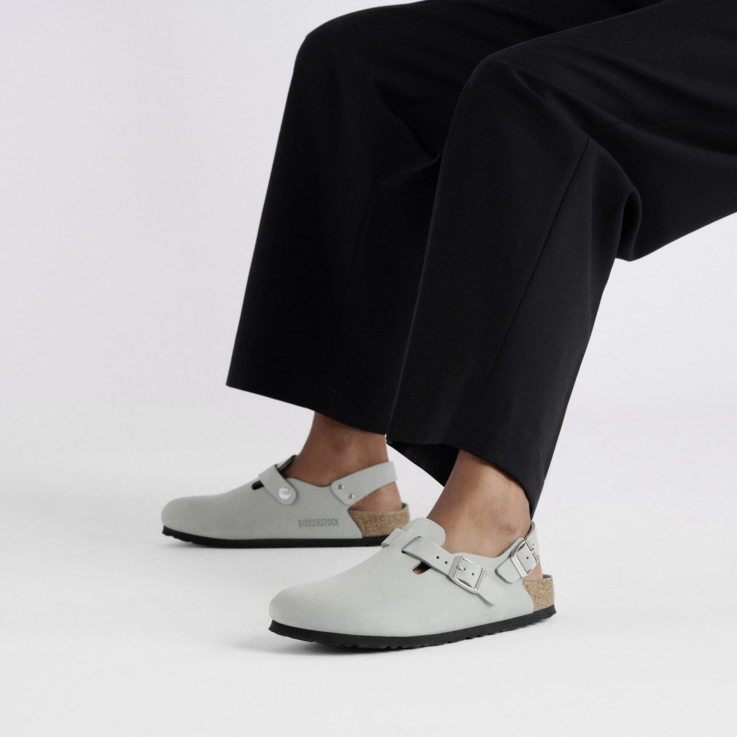 Birkenstock Tokio Nubuck Leather Pure Sage 7 Birkenstock Tokio Nubuck Leather Pure Sage - Image 7