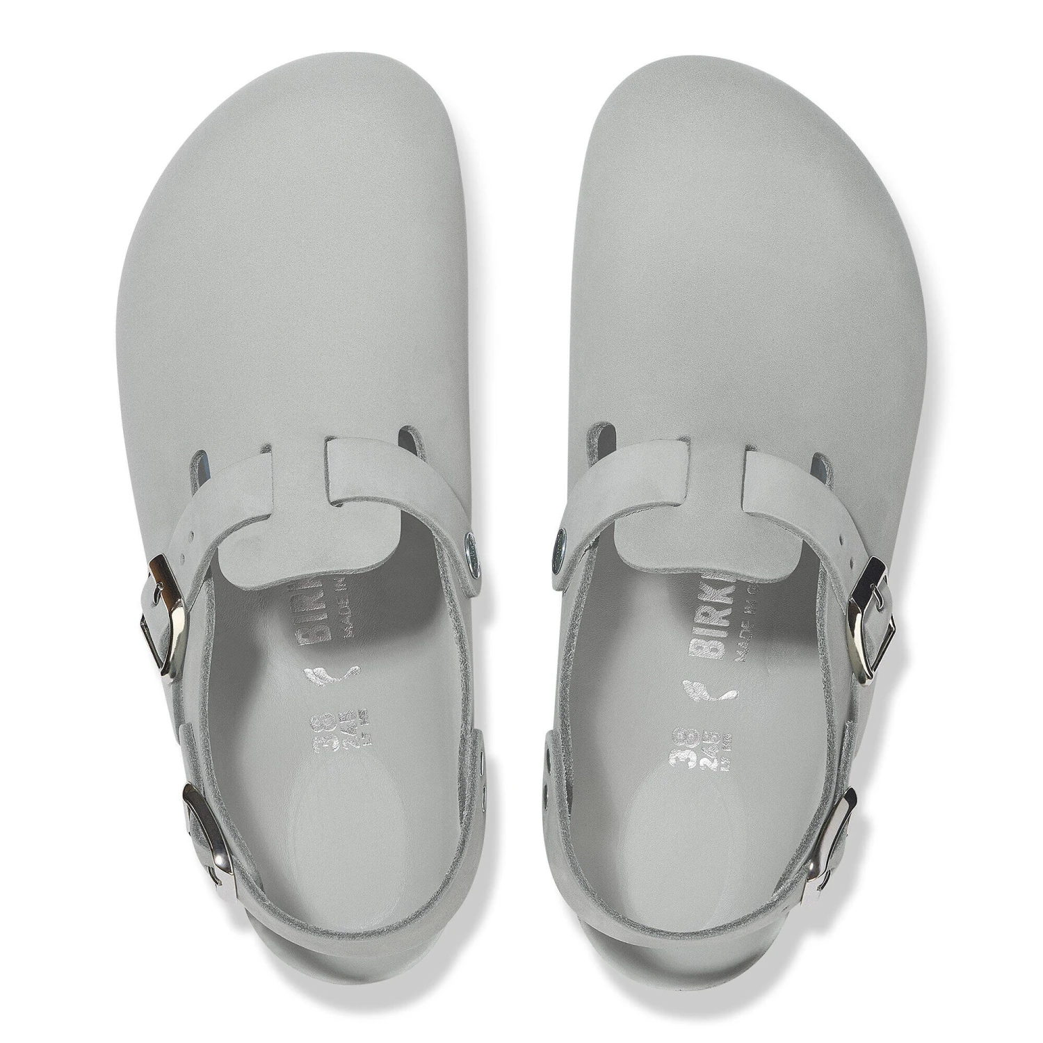 Birkenstock Tokio Nubuck Leather Pure Sage 2 Birkenstock Tokio Nubuck Leather Pure Sage - Image 2