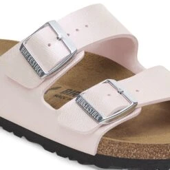 Birkenstock Arizona Birko-Flor Embossed Saffiano Iridescent Light Rose 15 Birkenstock Arizona Birko-Flor Embossed Saffiano Iridescent Light Rose -Birkenstock Sale Store 1029500 detail 1