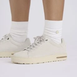 Birkenstock Bend Low Suede Leather Antique White -Birkenstock Sale Store 1029546 f closeup f