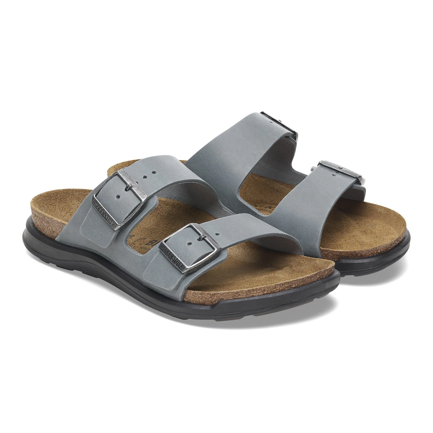 Birkenstock Arizona Crosstown Women Oiled Leather Basalt Gray 4 Birkenstock Arizona Crosstown Women Oiled Leather Basalt Gray - Image 4