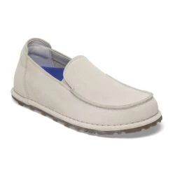 Birkenstock Utti Suede Leather Antique White