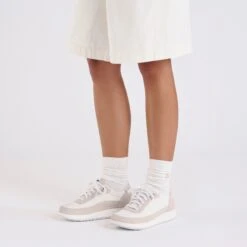 Birkenstock Honnef City Leather-Textile Antique White -Birkenstock Sale Store 1029655 f look f