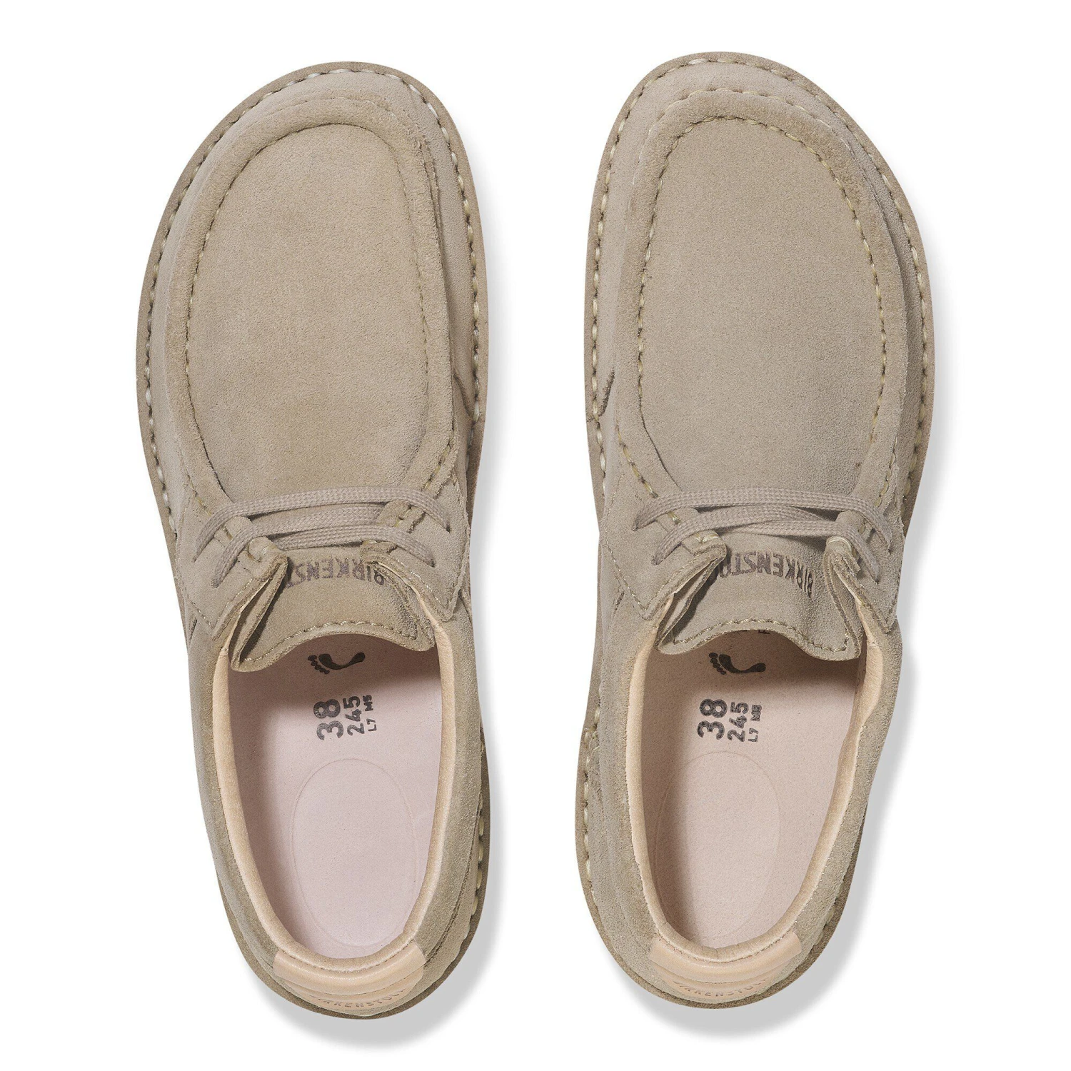 Birkenstock Pasadena Suede Leather Taupe 2 Birkenstock Pasadena Suede Leather Taupe - Image 2