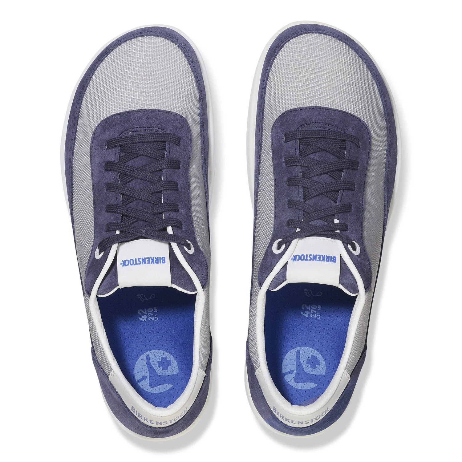 Birkenstock Honnef City Leather-Textile Indigo Blue 2 Birkenstock Honnef City Leather-Textile Indigo Blue - Image 2