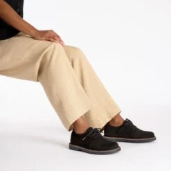 Birkenstock Uppsala Low Suede Leather Black -Birkenstock Sale Store 1029697 f look f