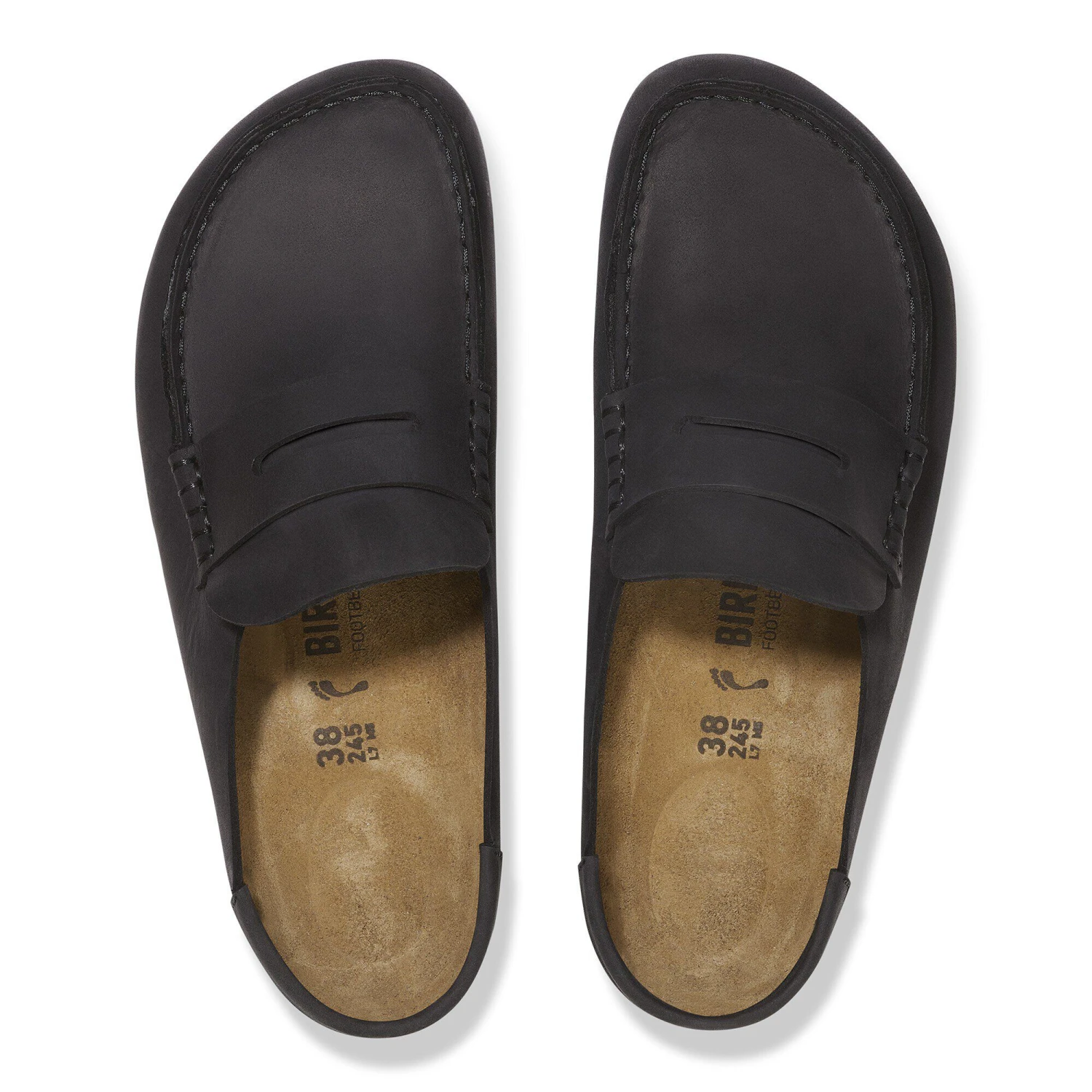 Birkenstock Naples Wrapped Oiled Leather Black 2 Birkenstock Naples Wrapped Oiled Leather Black - Image 2