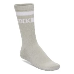 Birkenstock Cotton Tennis Socks Cotton-Polyamide-Elastane Stone Coin / White