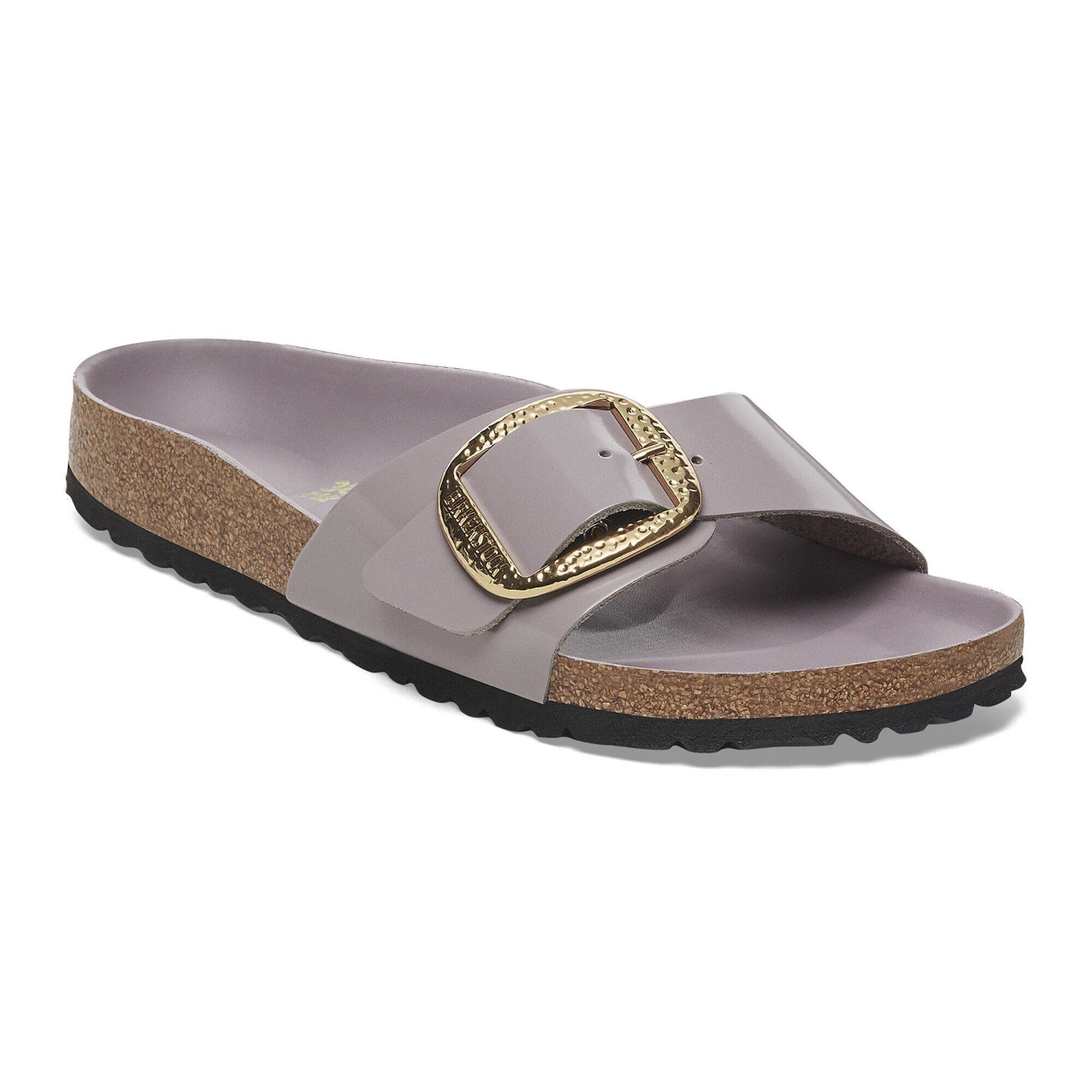 Birkenstock Madrid Hammered Big Buckle Natural Leather Patent High-Shine Faded Purple 1 Birkenstock Madrid Hammered Big Buckle Natural Leather Patent High-Shine Faded Purple