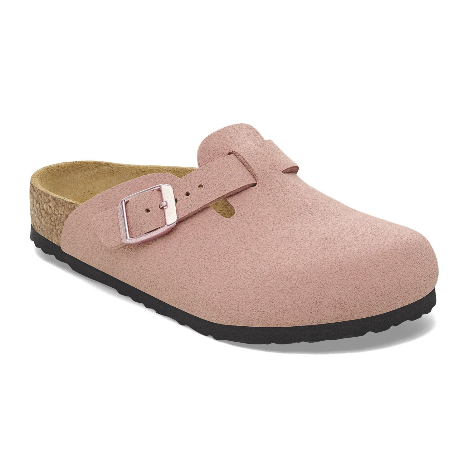 Birkenstock Boston Kids Birkibuc Pink Clay 1 Birkenstock Boston Kids Birkibuc Pink Clay