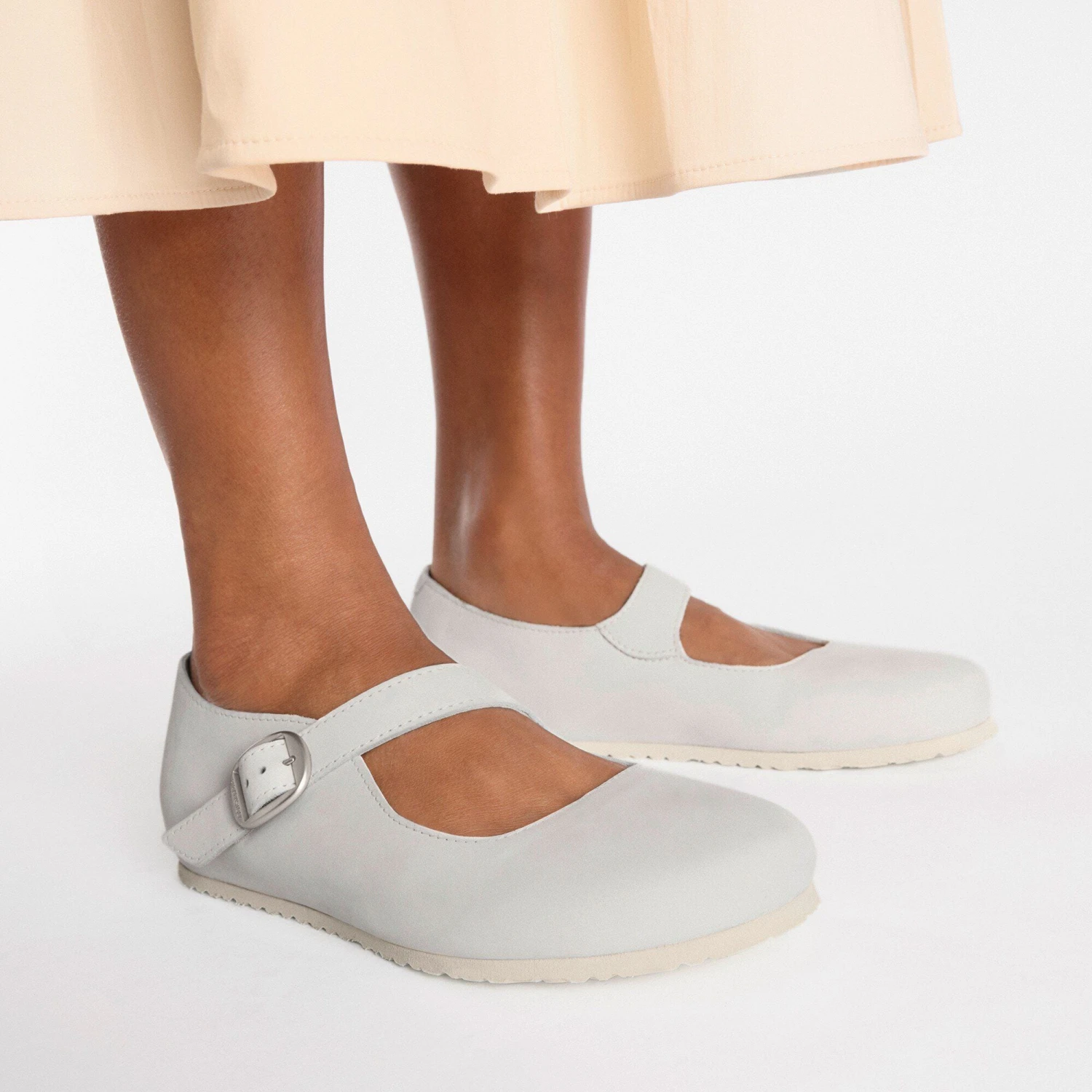 Birkenstock Tracy Nubuck Leather Antique White 8 Birkenstock Tracy Nubuck Leather Antique White - Image 8