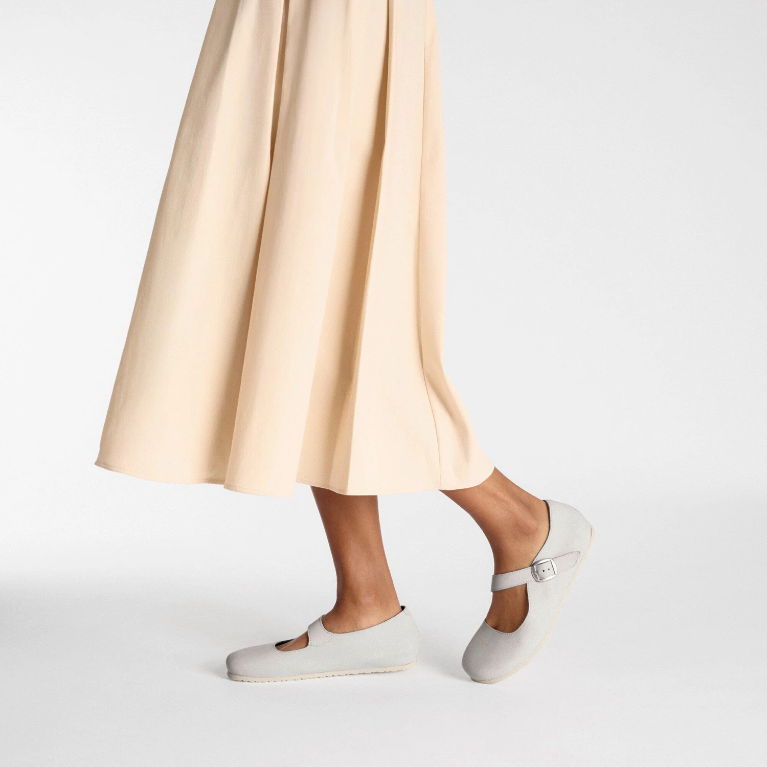 Birkenstock Tracy Nubuck Leather Antique White 6 Birkenstock Tracy Nubuck Leather Antique White - Image 6