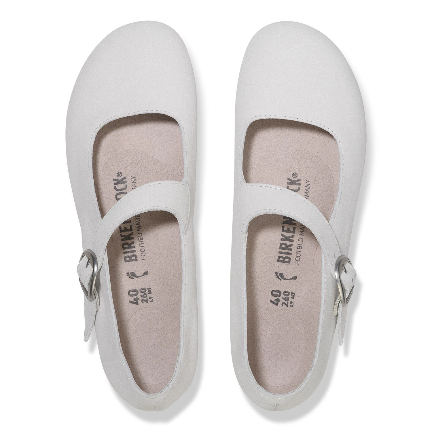 Birkenstock Tracy Nubuck Leather Antique White 2 Birkenstock Tracy Nubuck Leather Antique White - Image 2