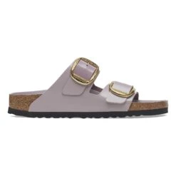 Birkenstock Arizona Hammered Big Buckle Natural Leather Patent High-Shine Faded Purple 10 Birkenstock Arizona Hammered Big Buckle Natural Leather Patent High-Shine Faded Purple -Birkenstock Sale Store 1029784 side