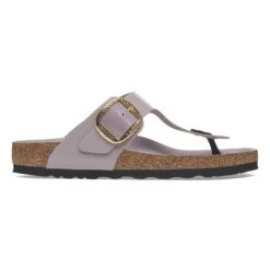 Birkenstock Gizeh Hammered Big Buckle Natural Leather Patent High Shine Faded Purple 10 Birkenstock Gizeh Hammered Big Buckle Natural Leather Patent High Shine Faded Purple -Birkenstock Sale Store 1029804 side