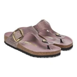 Birkenstock Gizeh Big Buckle Oiled Leather Lavender -Birkenstock Sale Store 1029808 pair