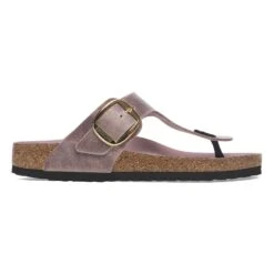 Birkenstock Gizeh Big Buckle Oiled Leather Lavender -Birkenstock Sale Store 1029808 side