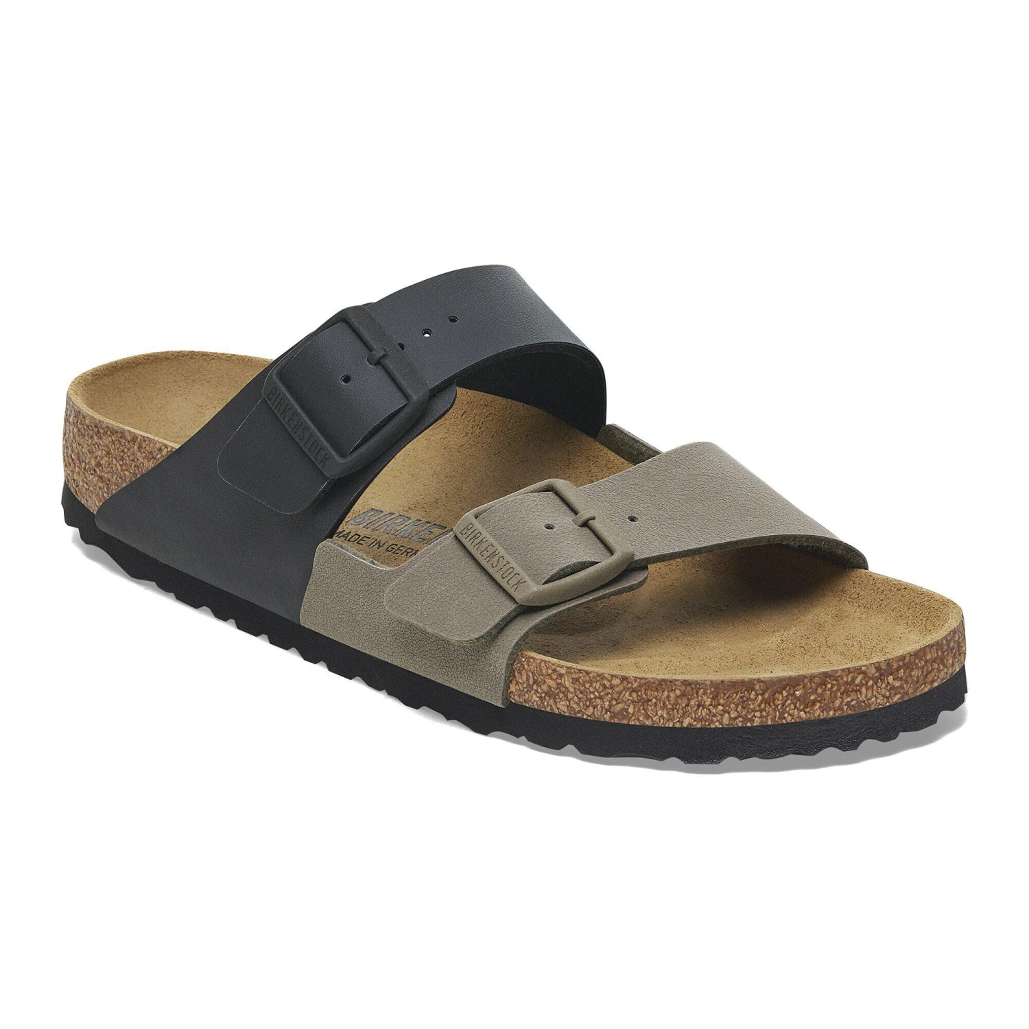 Birkenstock Arizona Split Birko-Flor Black/ Stone 1 Birkenstock Arizona Split Birko-Flor Black/ Stone