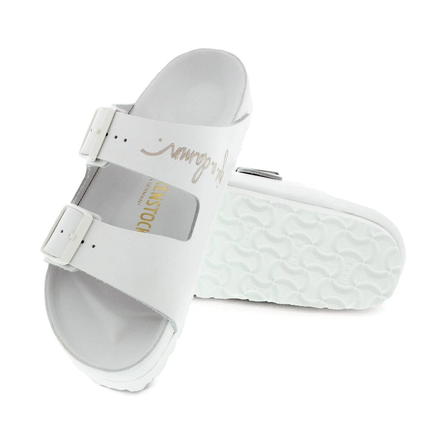 Birkenstock Arizona Lingua Franca Leather White 4 Birkenstock Arizona Lingua Franca Leather White - Image 4