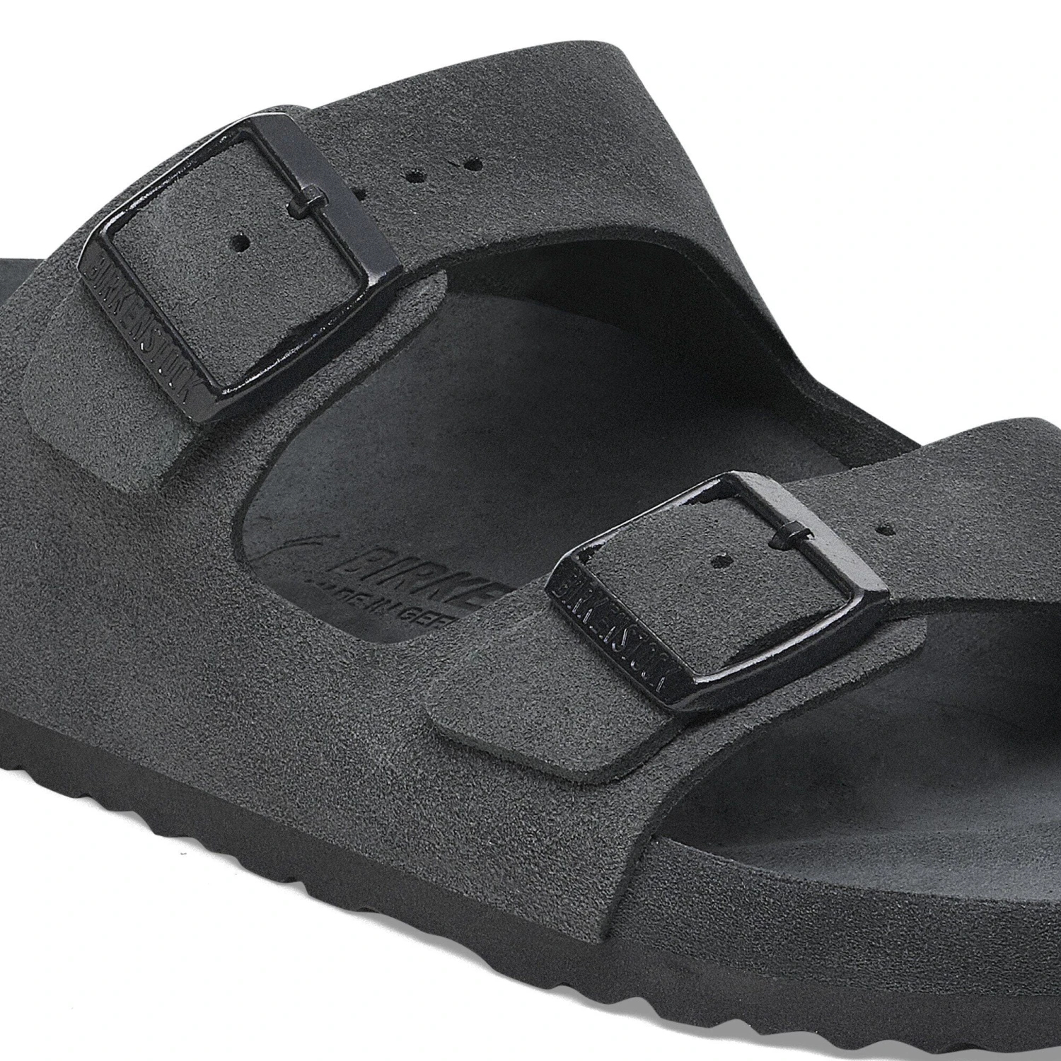 Birkenstock Arizona Suede Leather Charcoal 6 Birkenstock Arizona Suede Leather Charcoal - Image 6