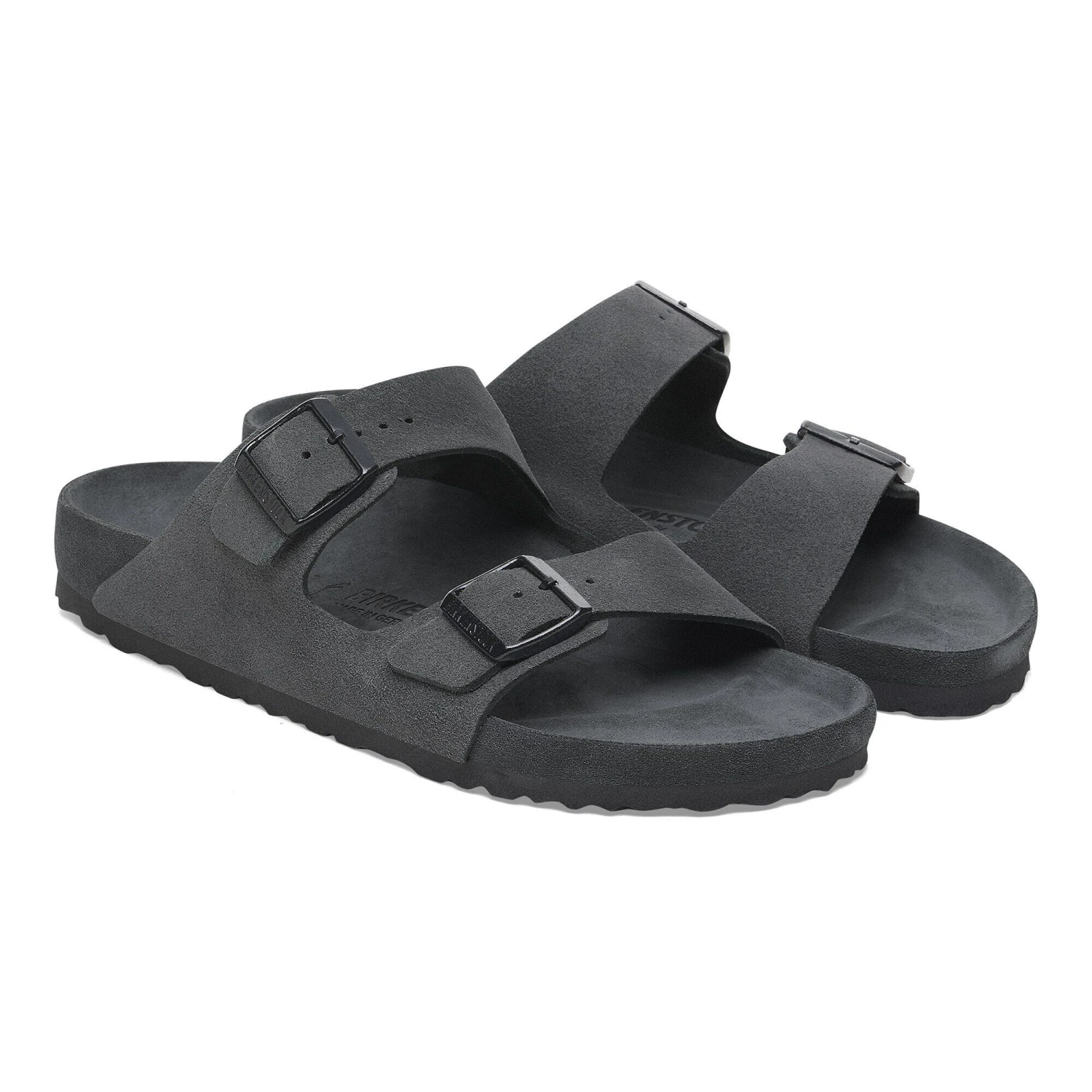 Birkenstock Arizona Suede Leather Charcoal 5 Birkenstock Arizona Suede Leather Charcoal - Image 5