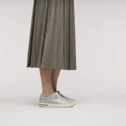 Birkenstock Bend Low Natural Leather Patent Stone Coin -Birkenstock Sale Store 1030043 f look f