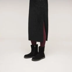 Birkenstock Uppsala Zip Shearling Suede Leather Black 13 Birkenstock Uppsala Zip Shearling Suede Leather Black -Birkenstock Sale Store 1030047 f look f