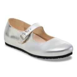 Birkenstock Santa Clarita Leather Silver