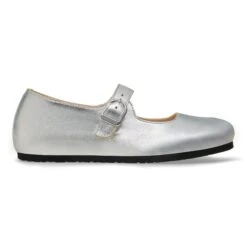 Birkenstock Santa Clarita Leather Silver -Birkenstock Sale Store 1030072 side