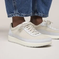 Birkenstock Honnef City Mixed Leather Antique White -Birkenstock Sale Store 1030111 f closeup f