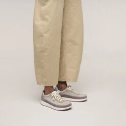 Birkenstock Honnef City Leather-Textile Faded Purple/Antique White -Birkenstock Sale Store 1030122 f look f