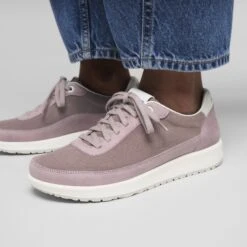 Birkenstock Honnef City Mixed Leather Faded Purple -Birkenstock Sale Store 1030129 f closeup f