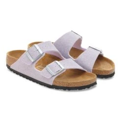 Birkenstock Arizona Synthetics Shiny Glitter Faded Purple -Birkenstock Sale Store 1030163 pair